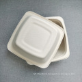 100% Compostable Sugarcane Fiber 24oz Square Bowls